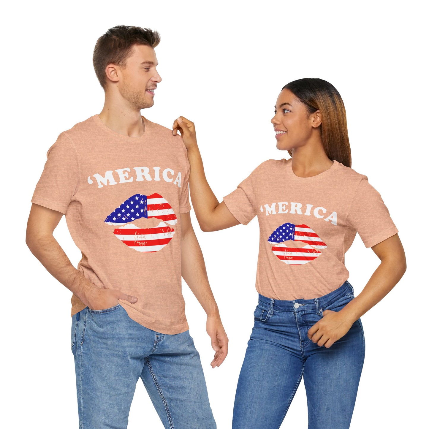 'Merica Tee - American Kiss - GFAM STORE