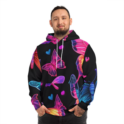 Neon Glowing Butterfly Sweatshirt with Hood - GFAM STORE