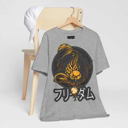 Artistic Koi T-Shirt - "Freedom" - GFAM STORE