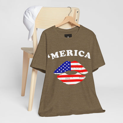 'Merica Tee - American Kiss - GFAM STORE