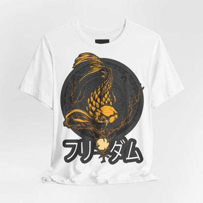 Artistic Koi T-Shirt - "Freedom" - GFAM STORE