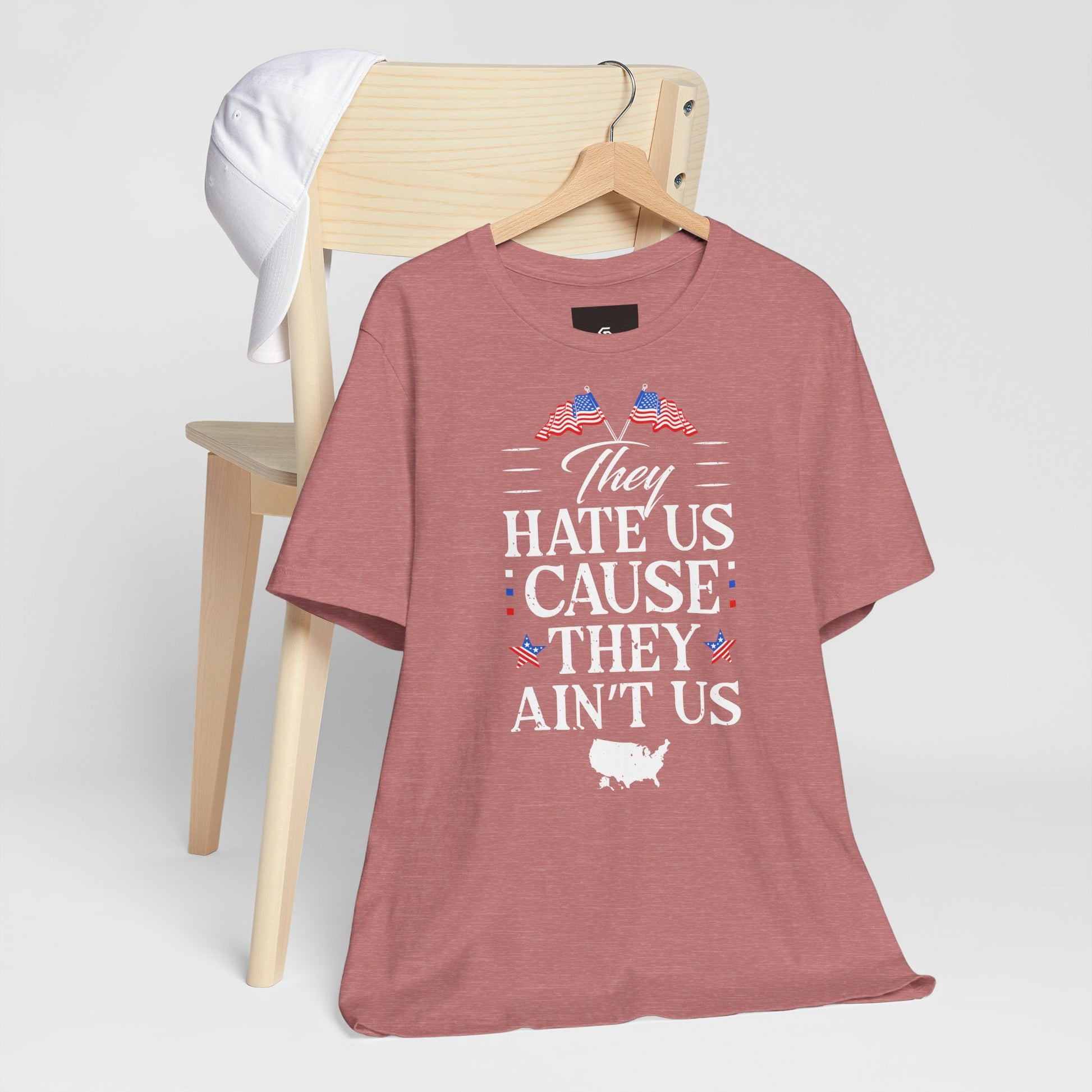 "They Hate Us Because They Ain't Us" T-Shirt - GFAM STORE