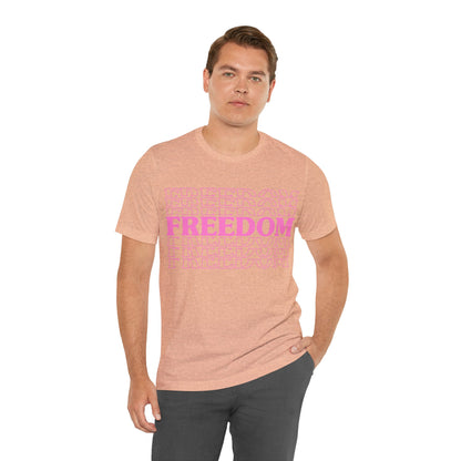 Freedom Stacked T-Shirt - GFAM STORE