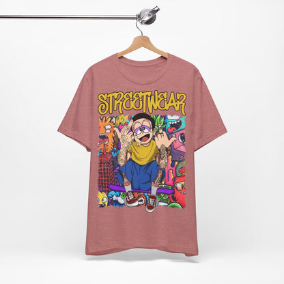 Streetwear T-Shirt - Cartoon Graphic - GFAM STORE