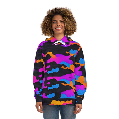 Neon Camo Psychedelic Sweatshirt with Hood - GFAM STORE