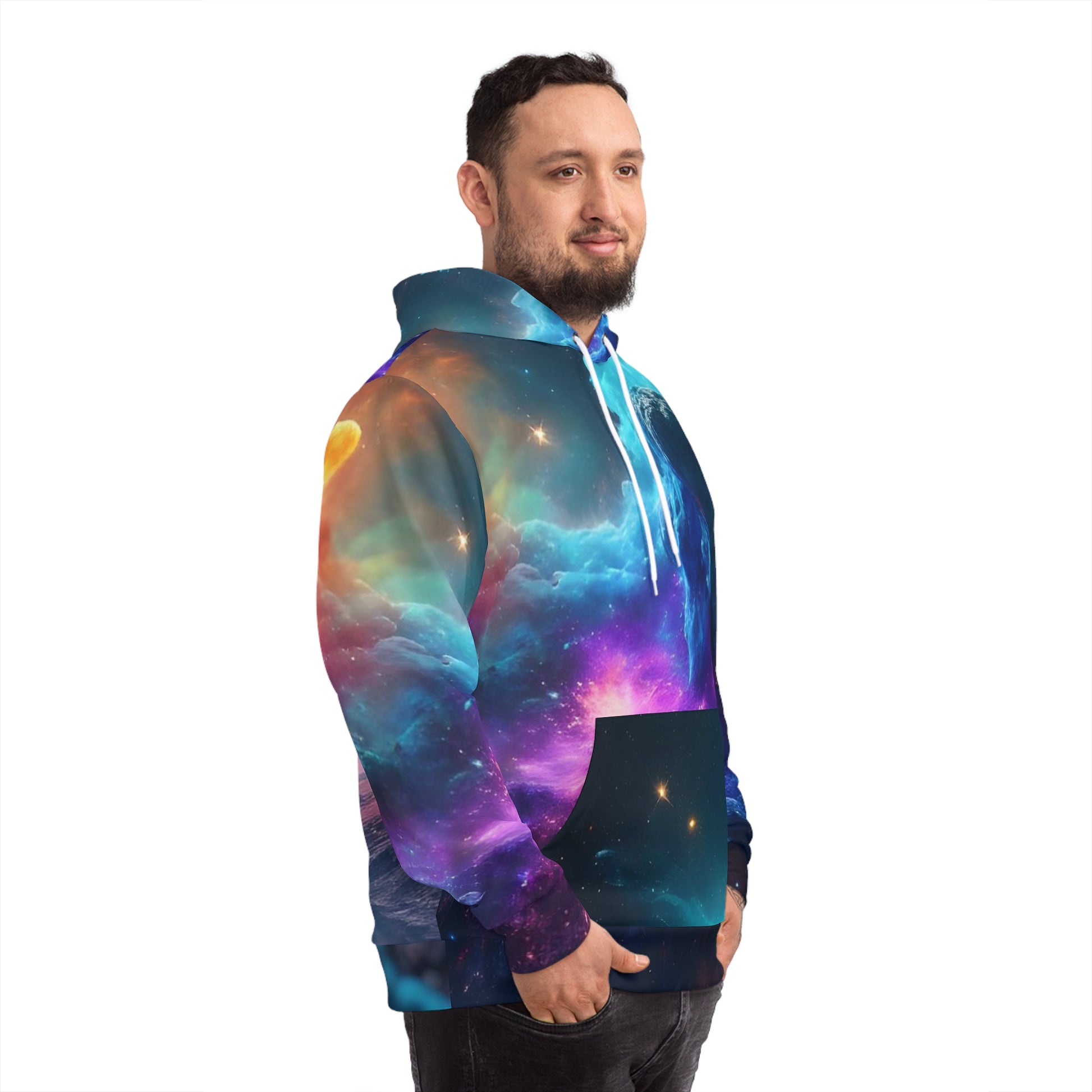 Cosmic Nebula Sweatshirt with Hood 2 - GFAM STORE