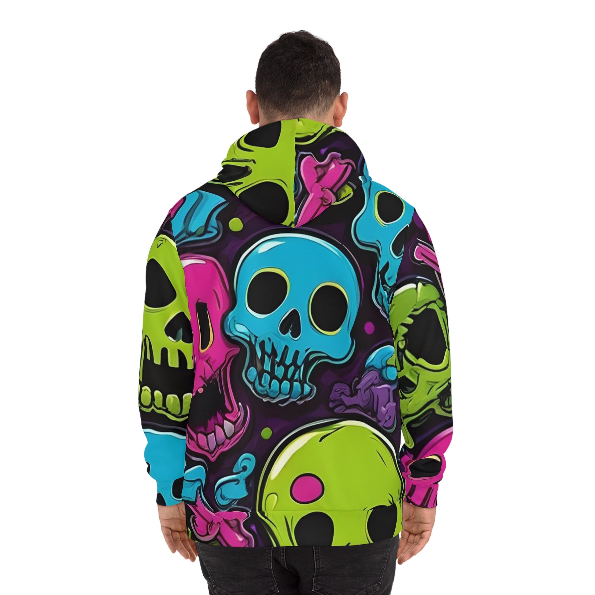 Colorful Skull Sweatshirt with Hood - GFAM STORE