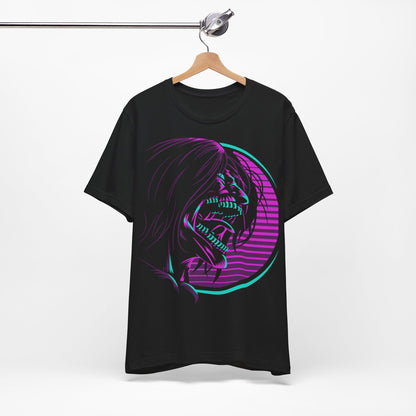 Titan's Roar: Retro Attack on Titan T-Shirt - GFAM STORE