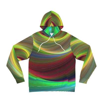 Holographic Stripe Sweatshirt with Hood - GFAM STORE