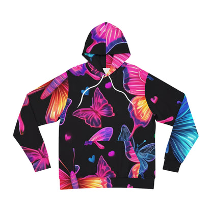 Neon Glowing Butterfly Sweatshirt with Hood - GFAM STORE