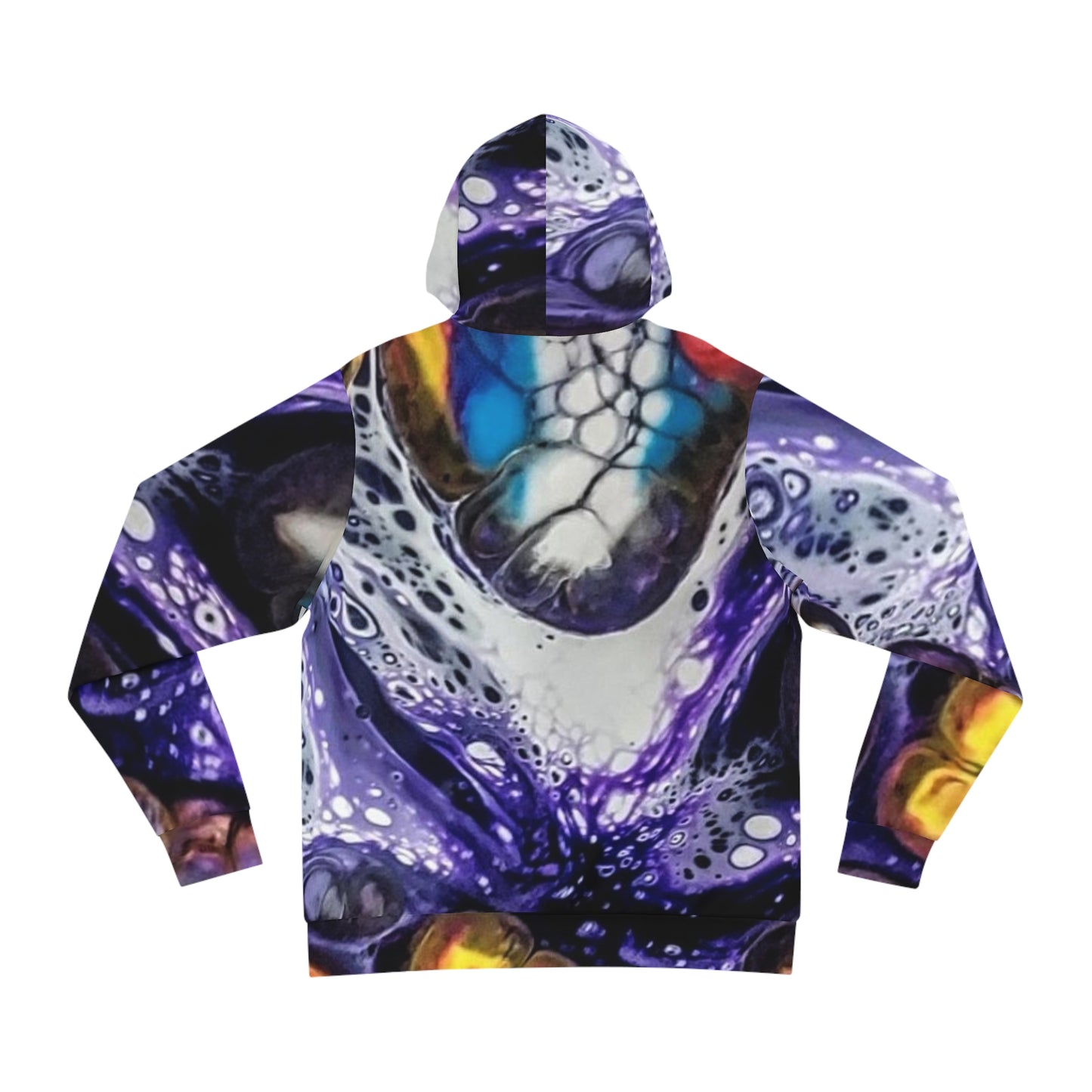 Abstract Marble Sweatshirt with Hood - GFAM STORE