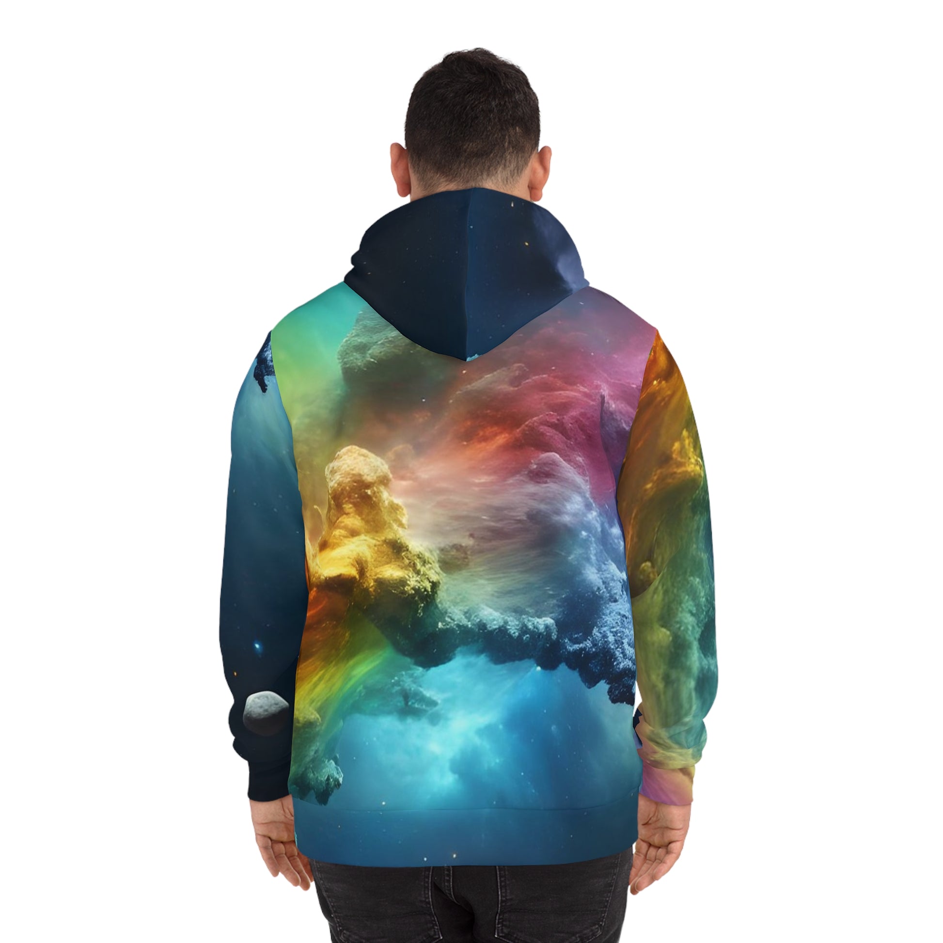 Rainbow Nebula Sweatshirt with Hood - GFAM STORE