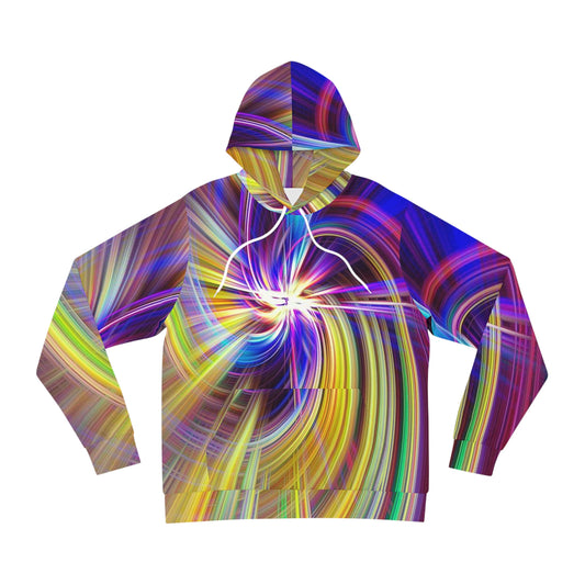 Psychedelic Rainbow Spiral Sweatshirt with Hood - GFAM STORE