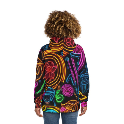 Neon Dreams Hoodie Sweatshirt with Hood - GFAM STORE