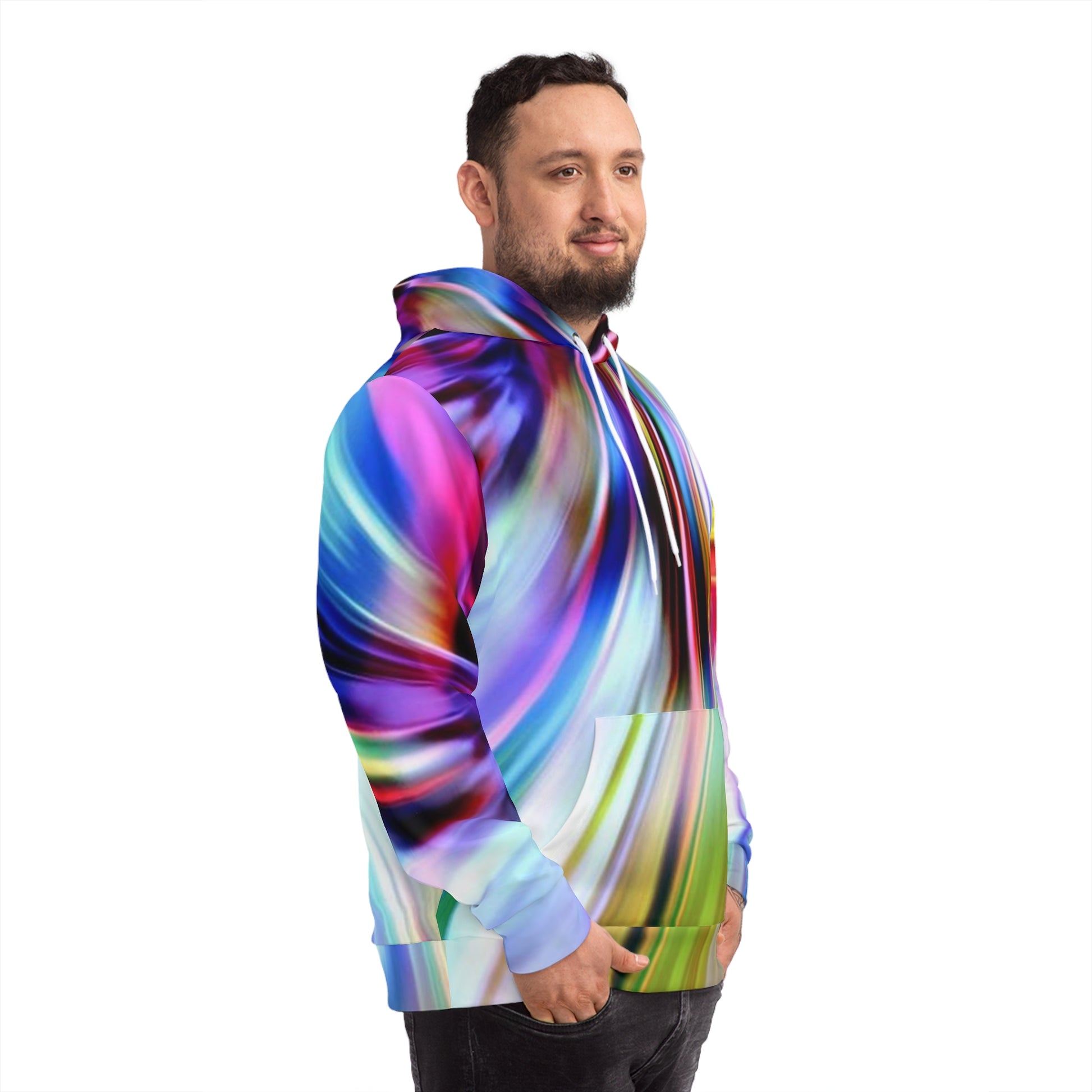 Colorful Abstract Sweatshirt with Hood - GFAM STORE