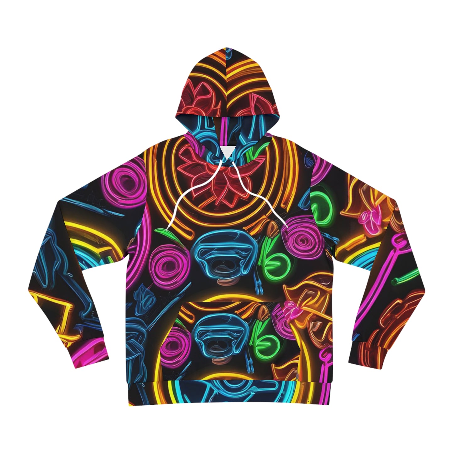 Neon Dreams Hoodie Sweatshirt with Hood - GFAM STORE