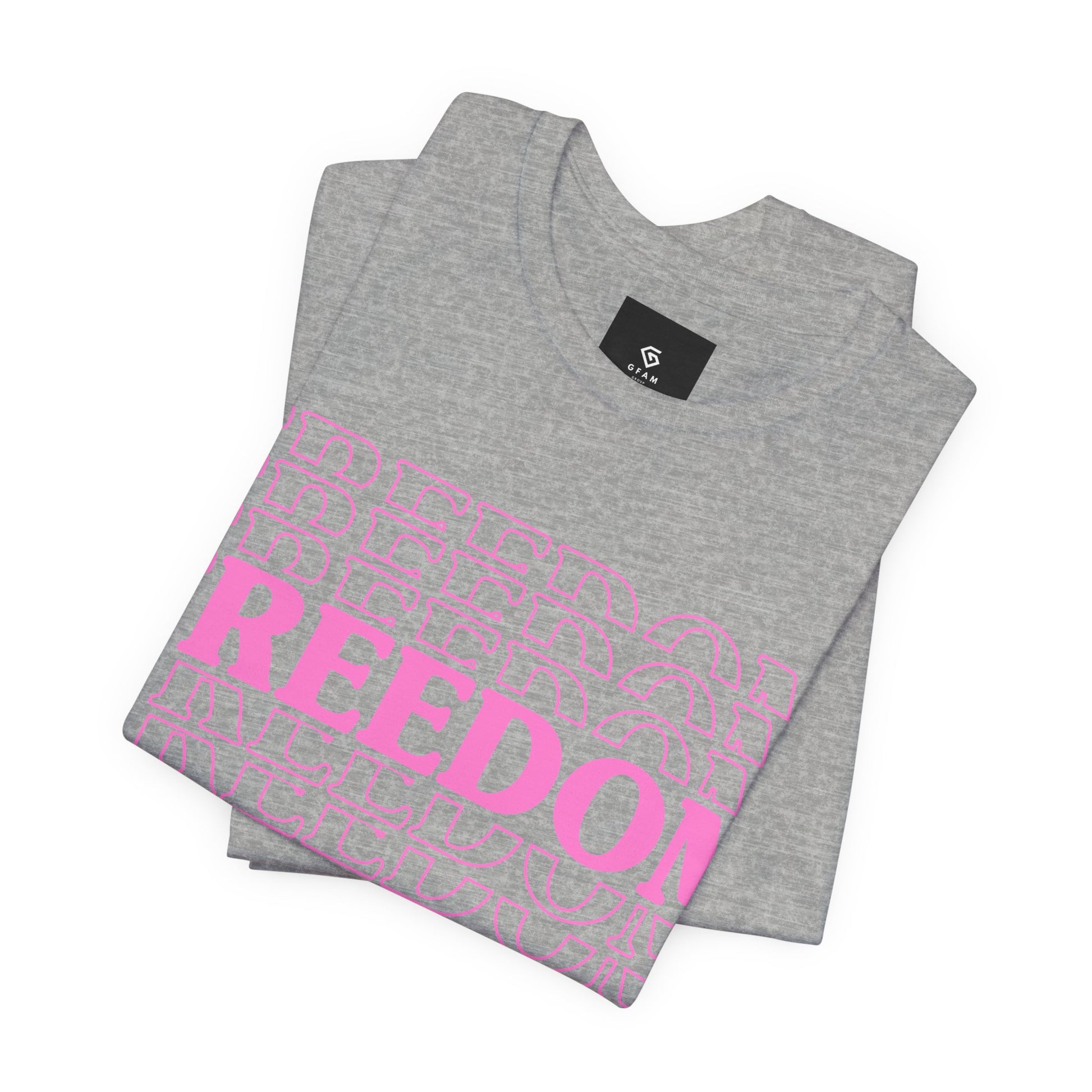 Freedom Stacked T-Shirt - GFAM STORE