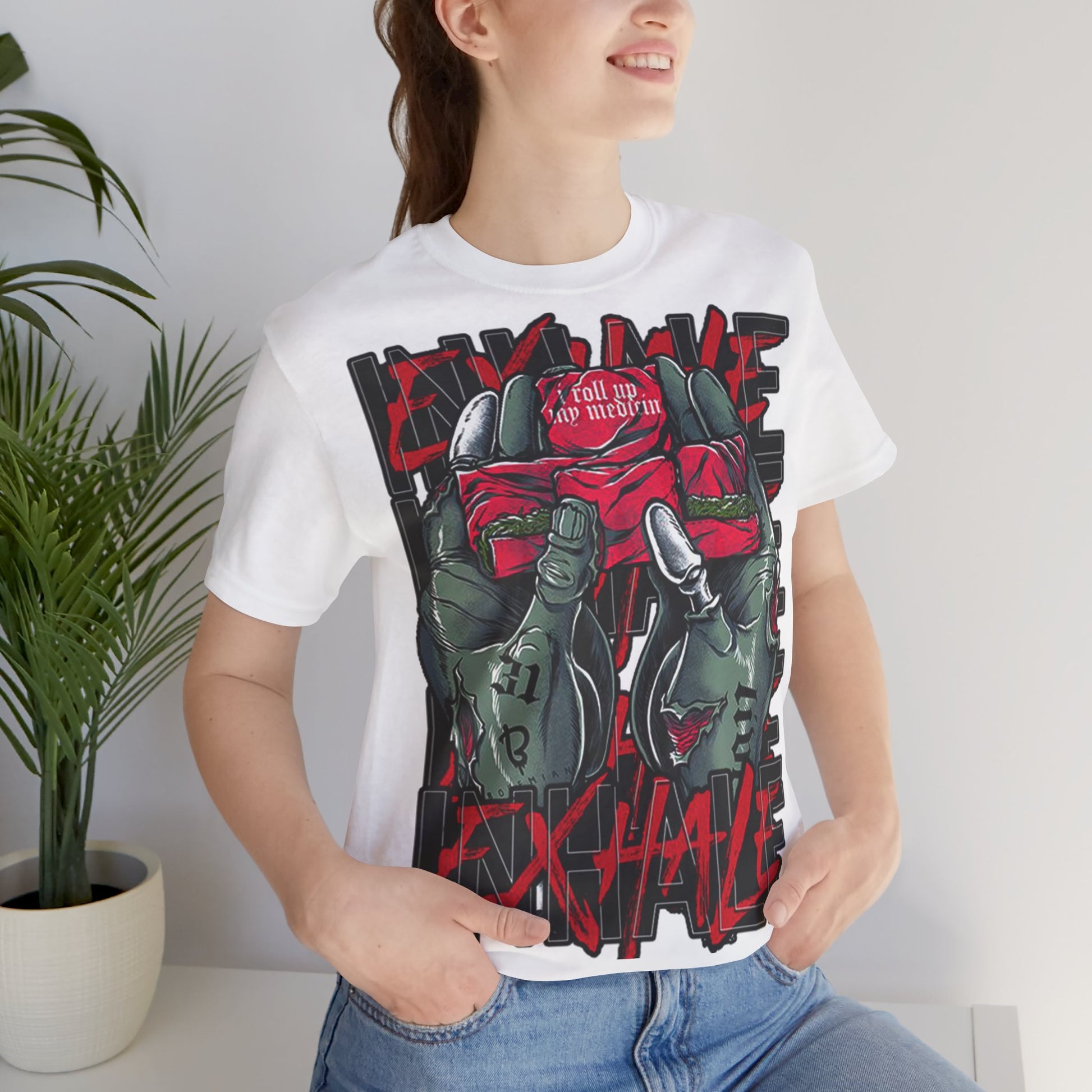 Inhale T-Shirt - Urban Graphic Art - GFAM STORE