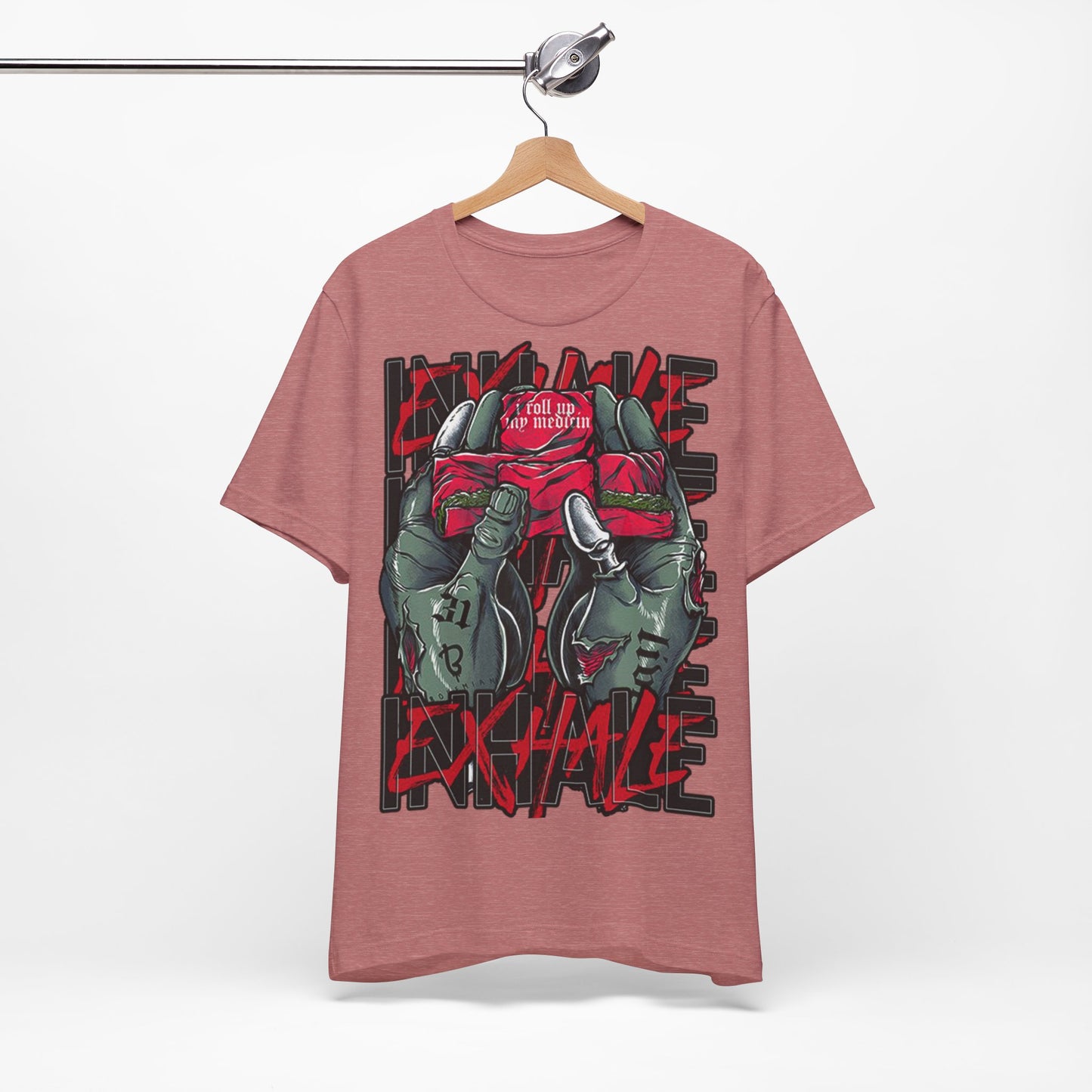 Inhale T-Shirt - Urban Graphic Art - GFAM STORE