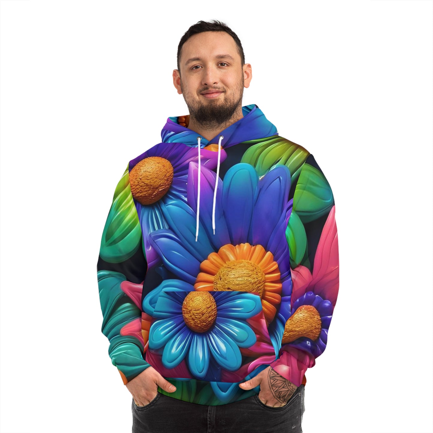 Floral Dream Sweatshirt with Hood - GFAM STORE