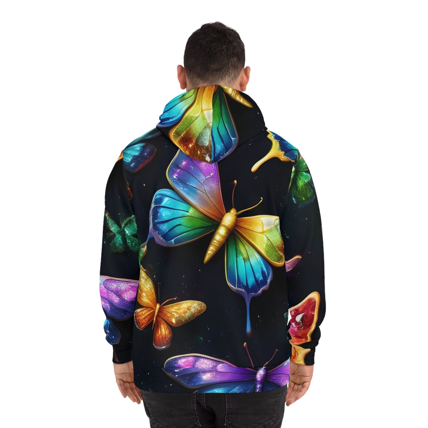 Iridescent Butterfly Sweatshirt with Hood 0 - GFAM STORE