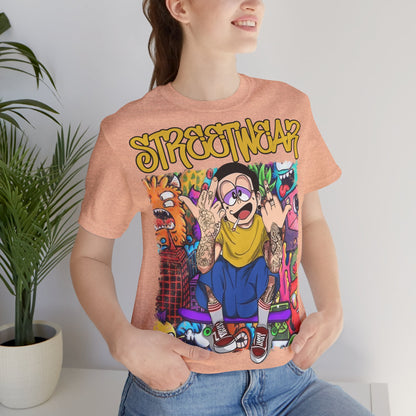 Streetwear T-Shirt - Cartoon Graphic - GFAM STORE