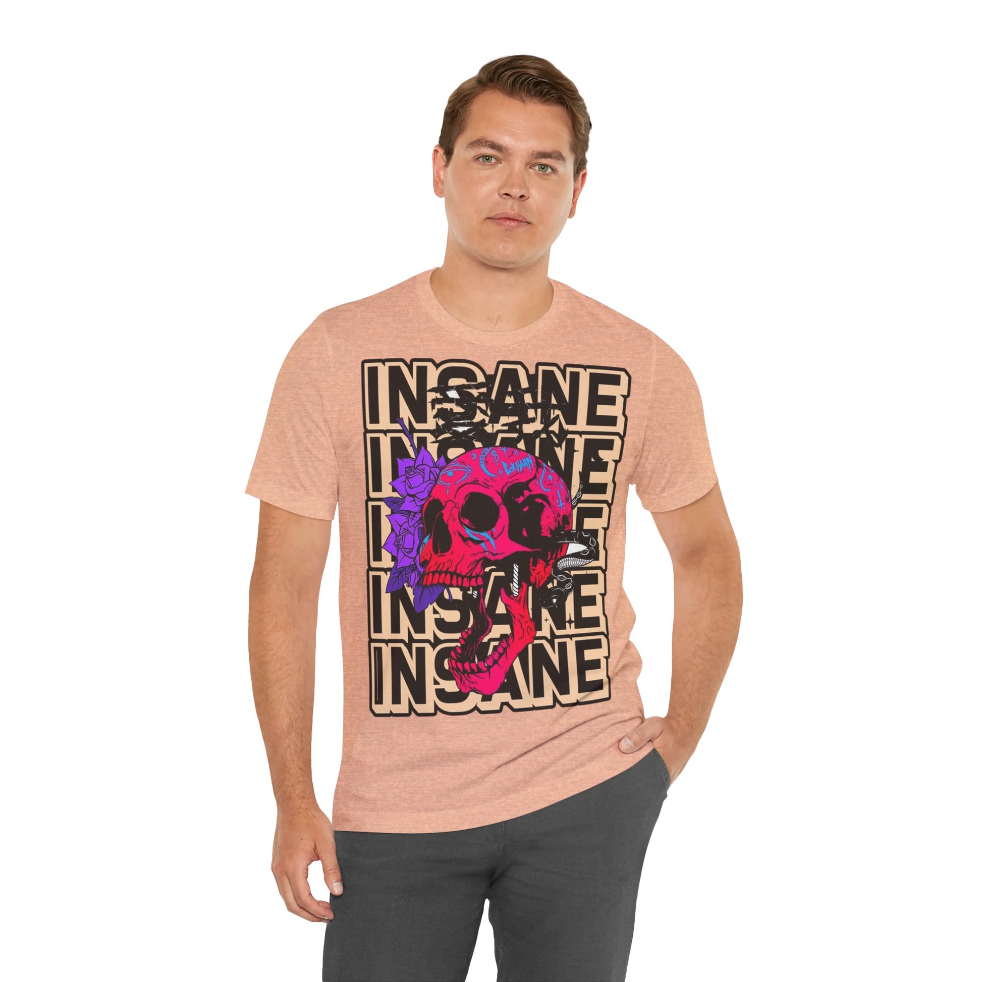 Insane Skull Graphic Tee - Unique Design - GFAM STORE