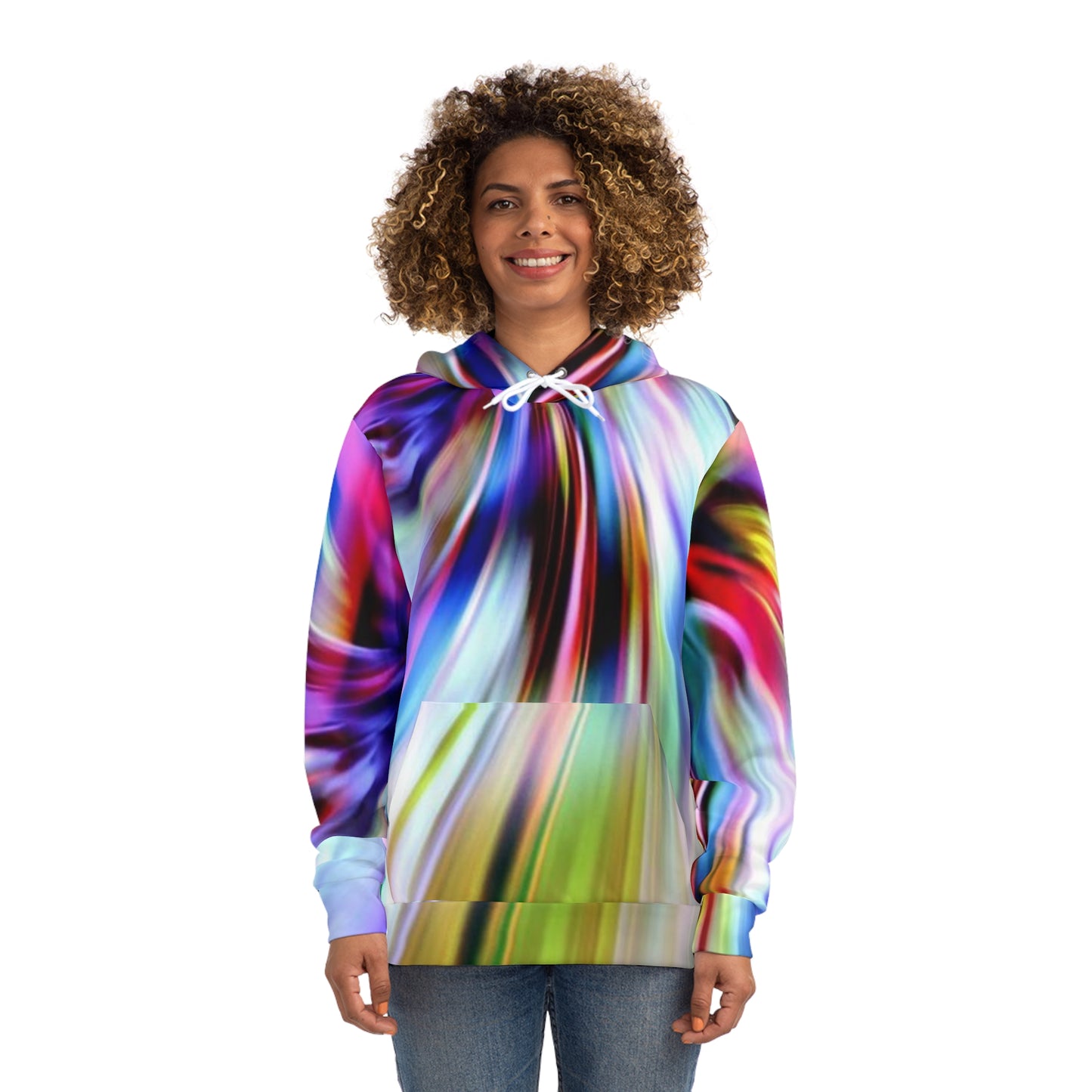 Colorful Abstract Sweatshirt with Hood - GFAM STORE