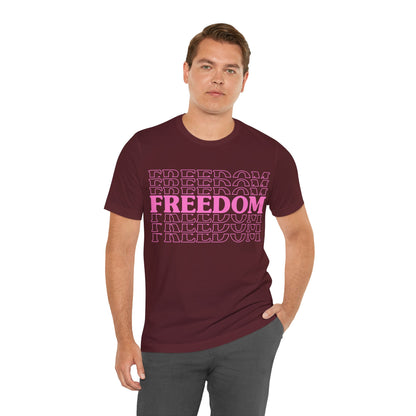 Freedom Stacked T-Shirt - GFAM STORE