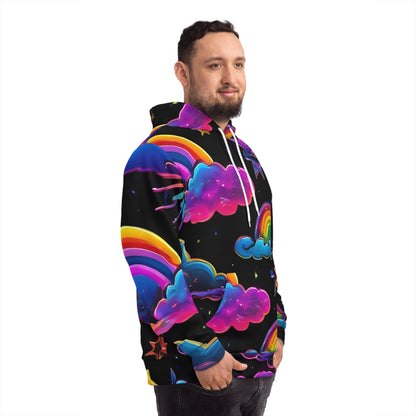 Rainbow and Stars Sweatshirt with Hood - GFAM STORE