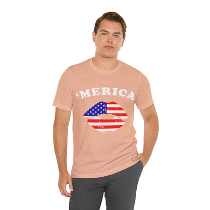 'Merica Tee - American Kiss - GFAM STORE