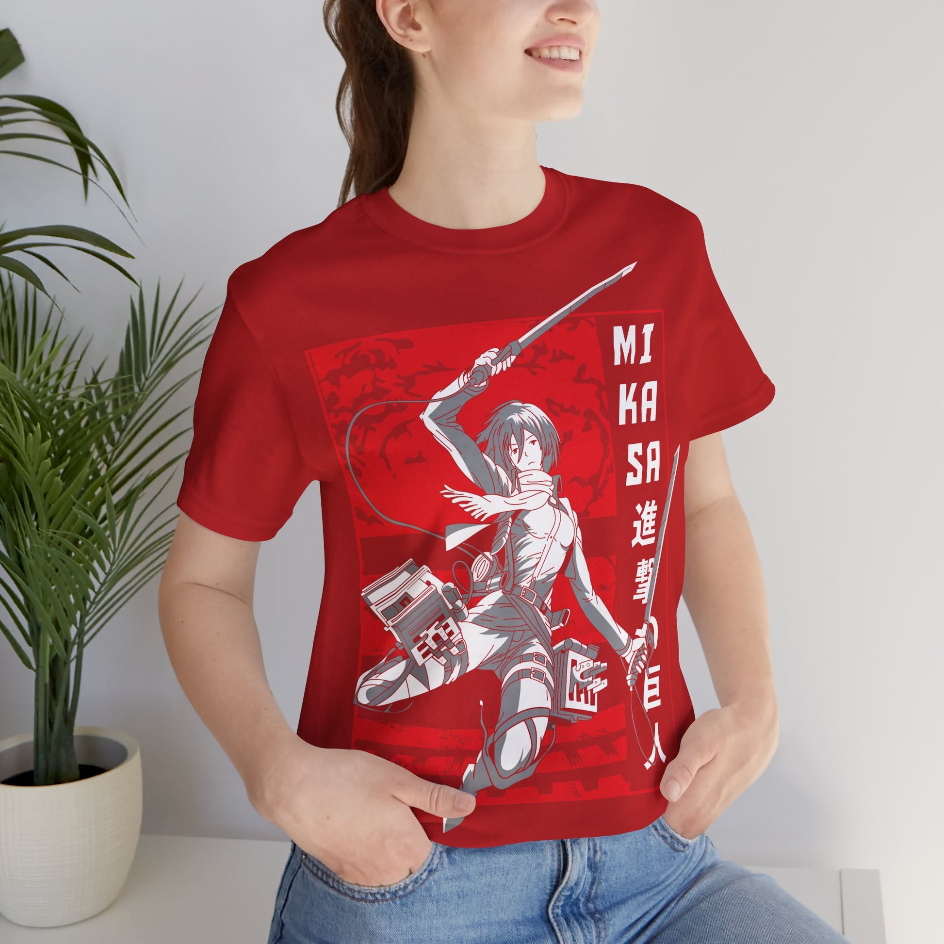 Attack on Titan T-Shirt - Mikasa Ackerman - GFAM STORE