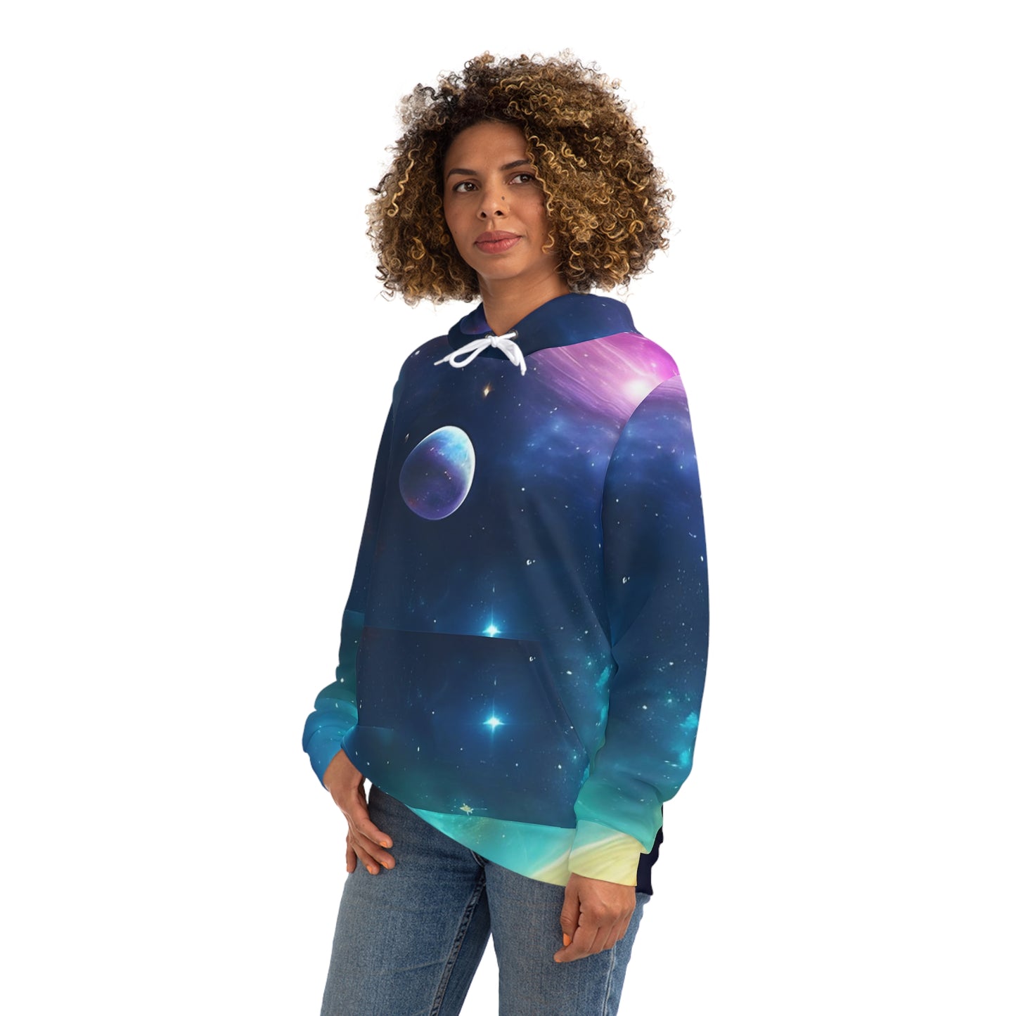 Starry Night  Dreamy Galaxy Sweatshirt with Hood - GFAM STORE