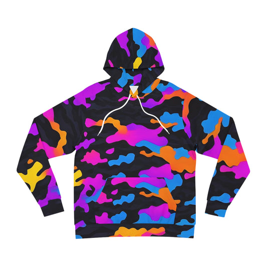 Neon Camo Psychedelic Sweatshirt with Hood - GFAM STORE