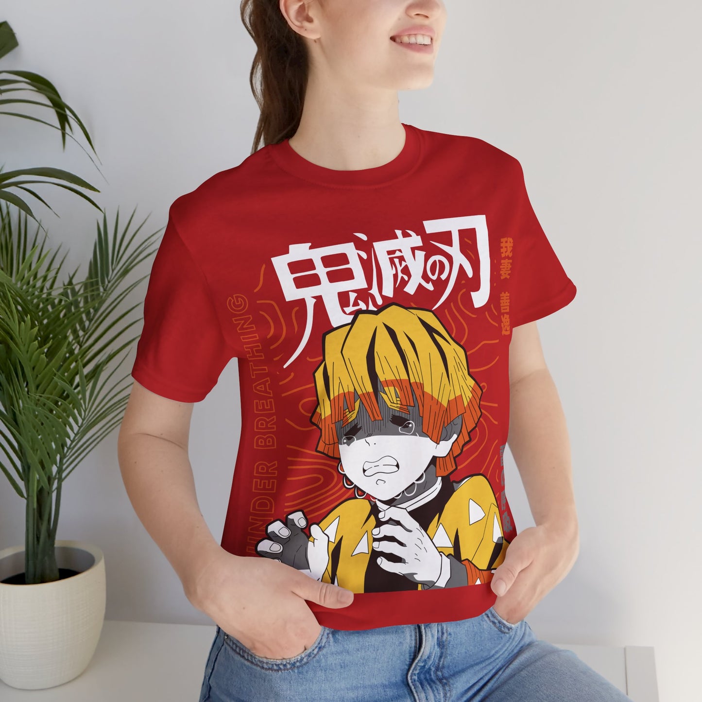 Demon Slayer T-Shirt - Thunder Breathing - Zenitsu Agatsuma - GFAM STORE