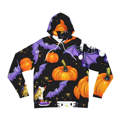 Halloween Pumpkin & Bat Hello Kitty Sweatshirt with Hood - GFAM STORE