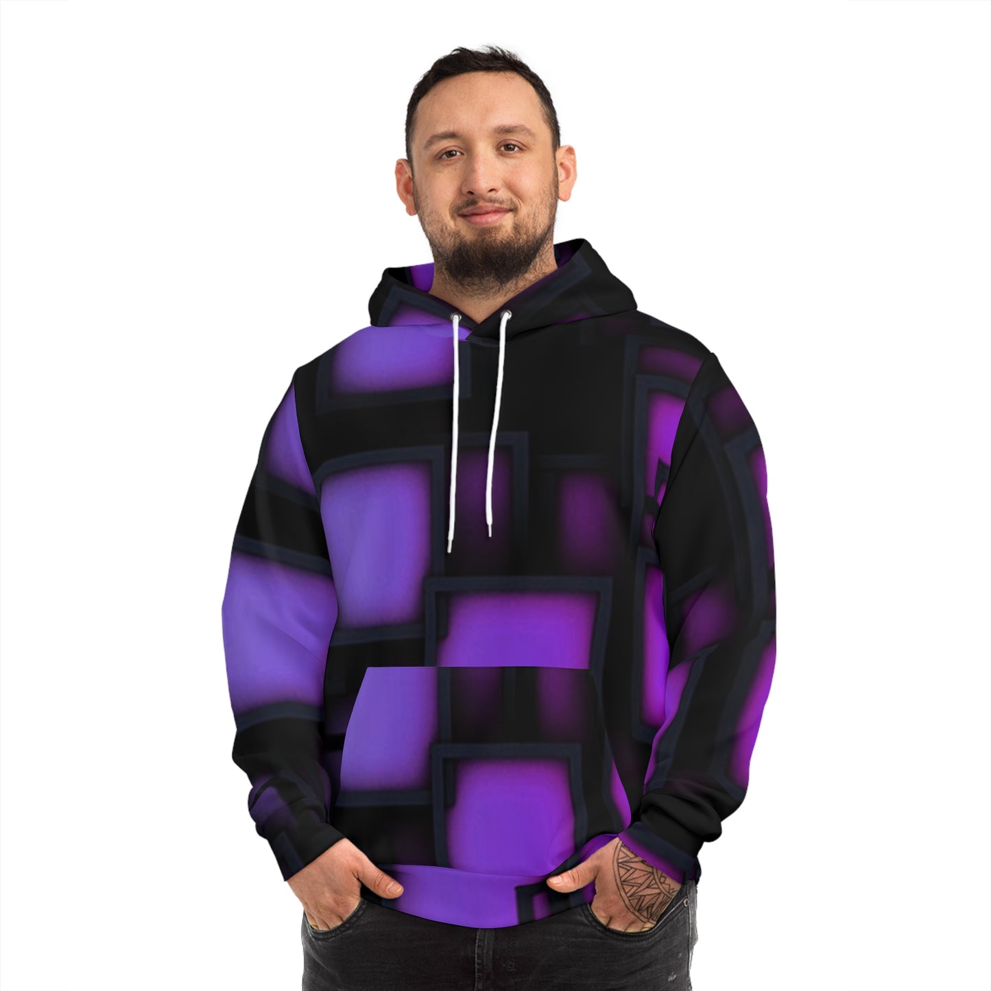 Cyberpunk Prism Sweatshirt with Hood - GFAM STORE