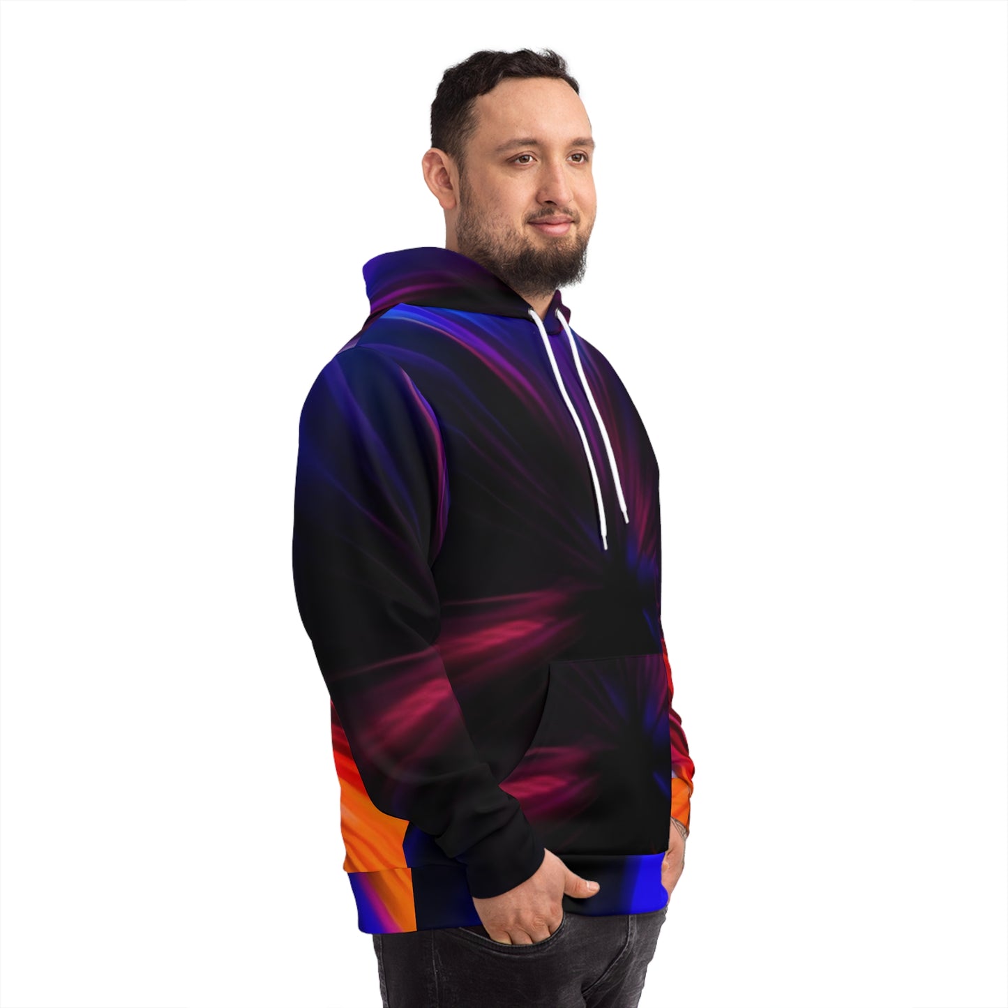 Color Burst Sweatshirt with Hood - GFAM STORE