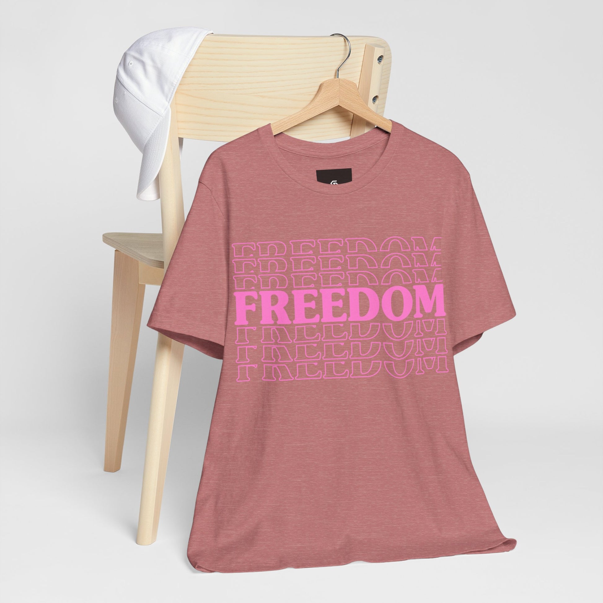 Freedom Stacked T-Shirt - GFAM STORE