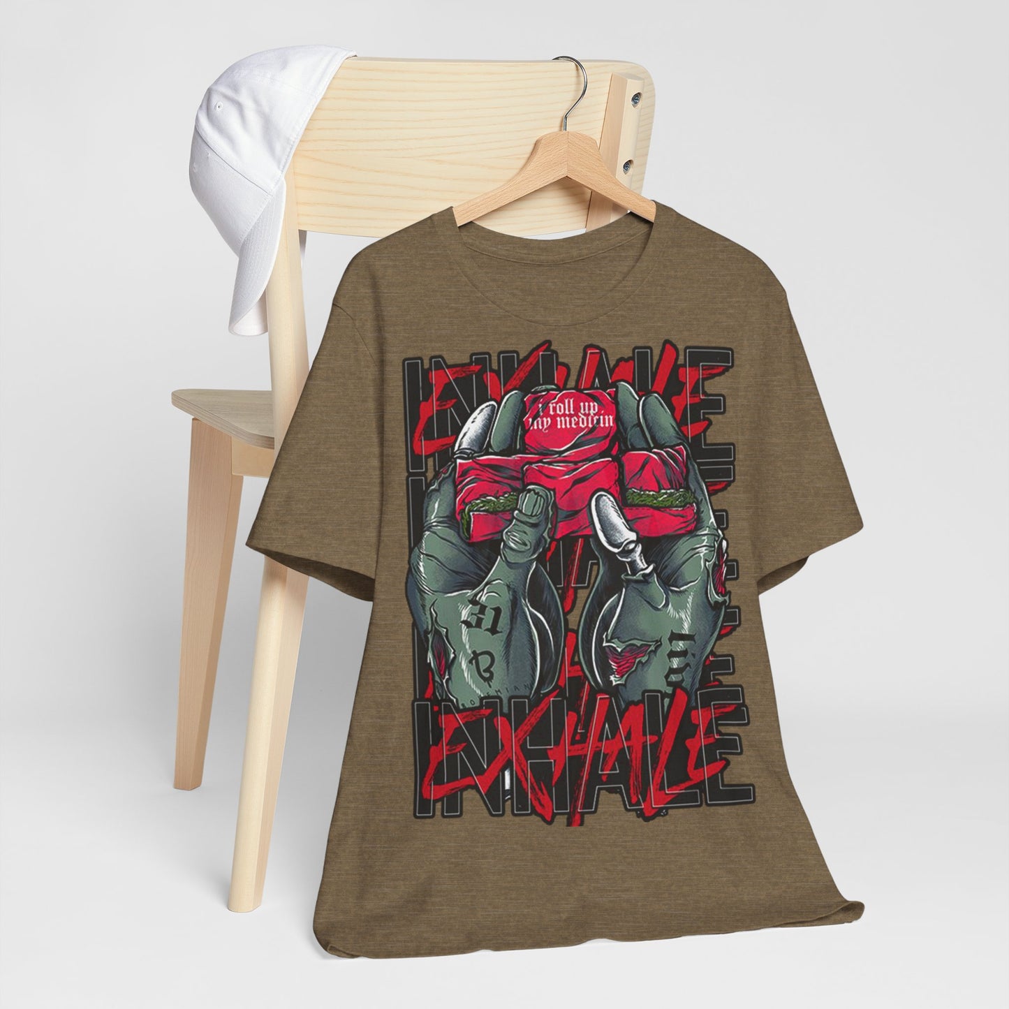 Inhale T-Shirt - Urban Graphic Art - GFAM STORE