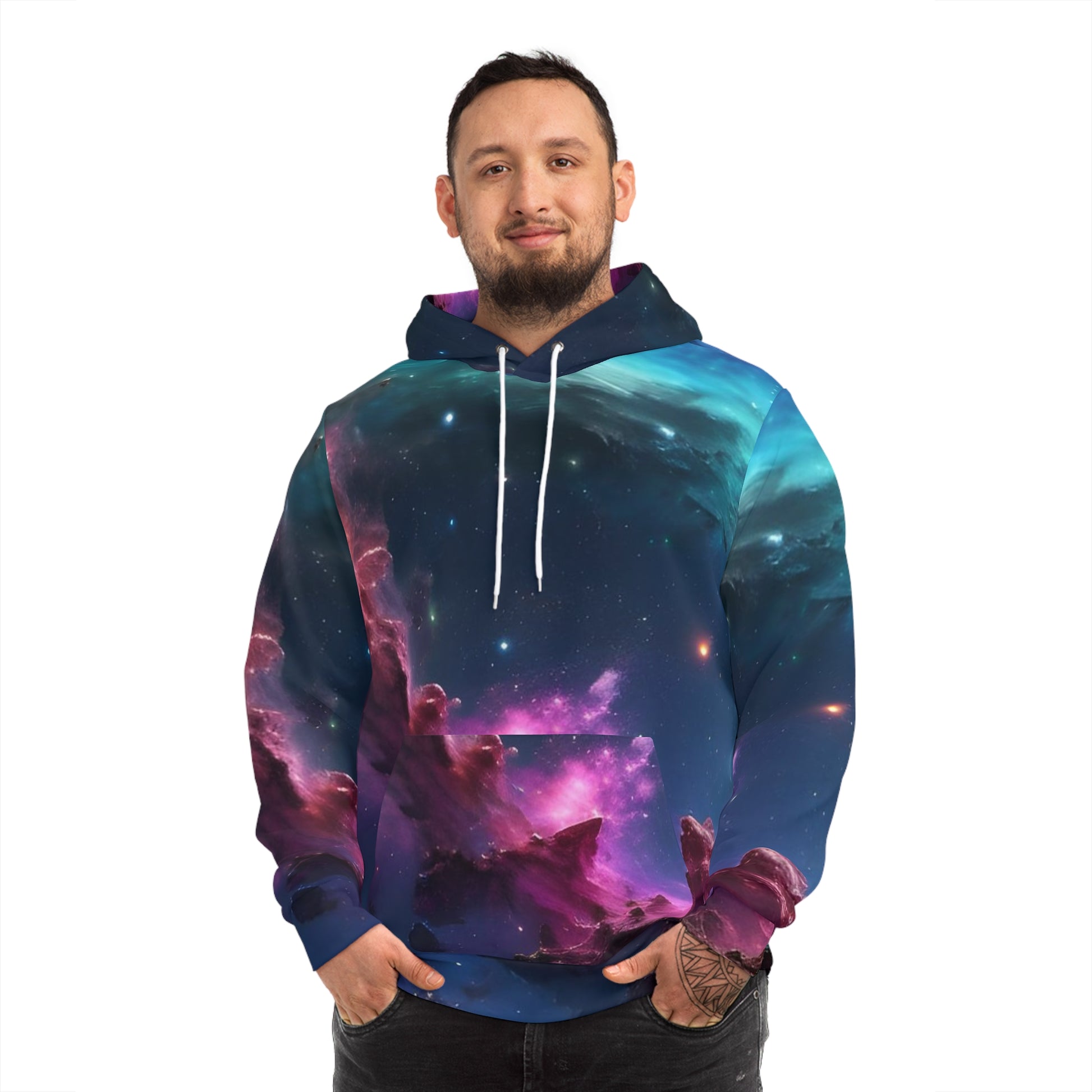 Exclusive Nebula Sweatshirt with Hood - GFAM STORE