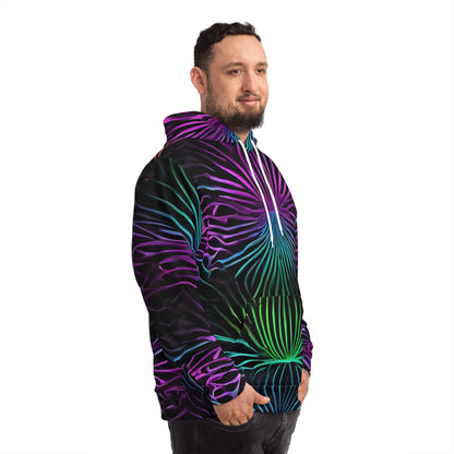 Vibrant Radiating Lines Sweatshirt with Hood - GFAM STORE