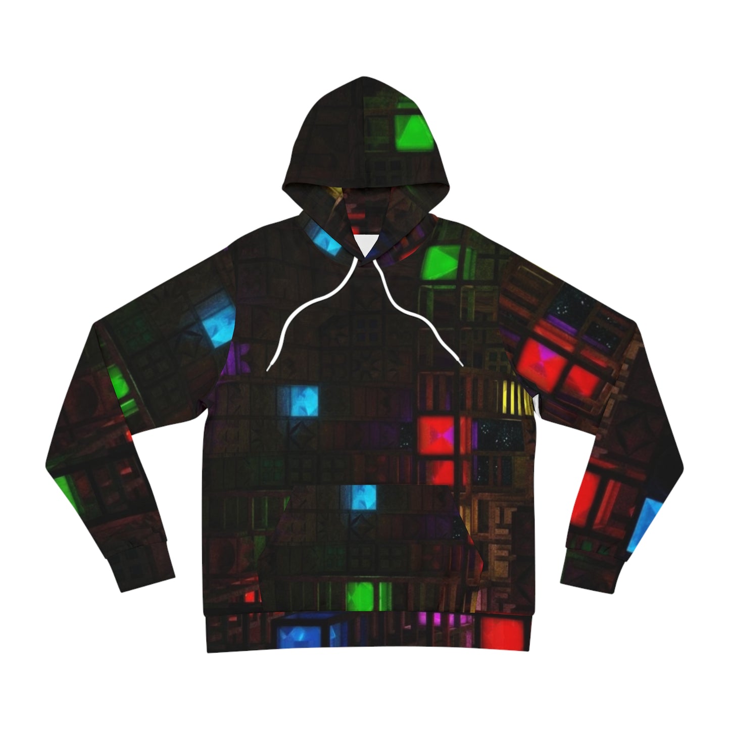 Glitch Cyberpunk Sweatshirt with Hood - GFAM STORE