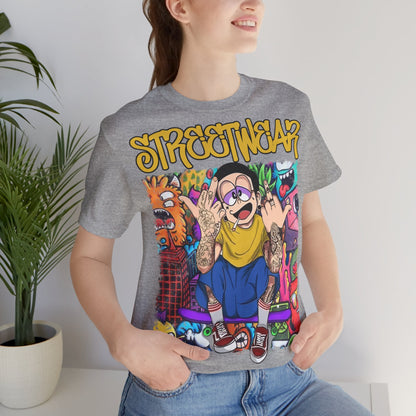 Streetwear T-Shirt - Cartoon Graphic - GFAM STORE