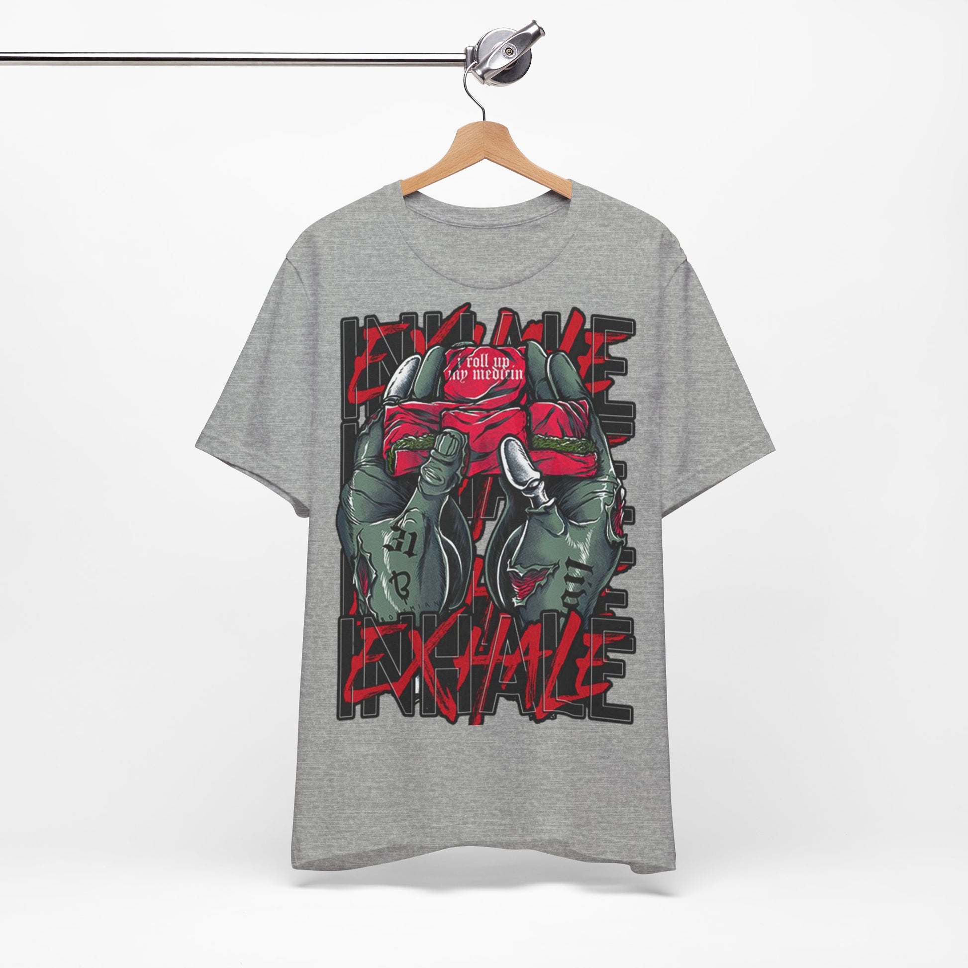 Inhale T-Shirt - Urban Graphic Art - GFAM STORE