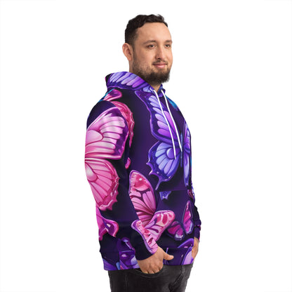 Iridescent Butterfly Sweatshirt with Hood - GFAM STORE