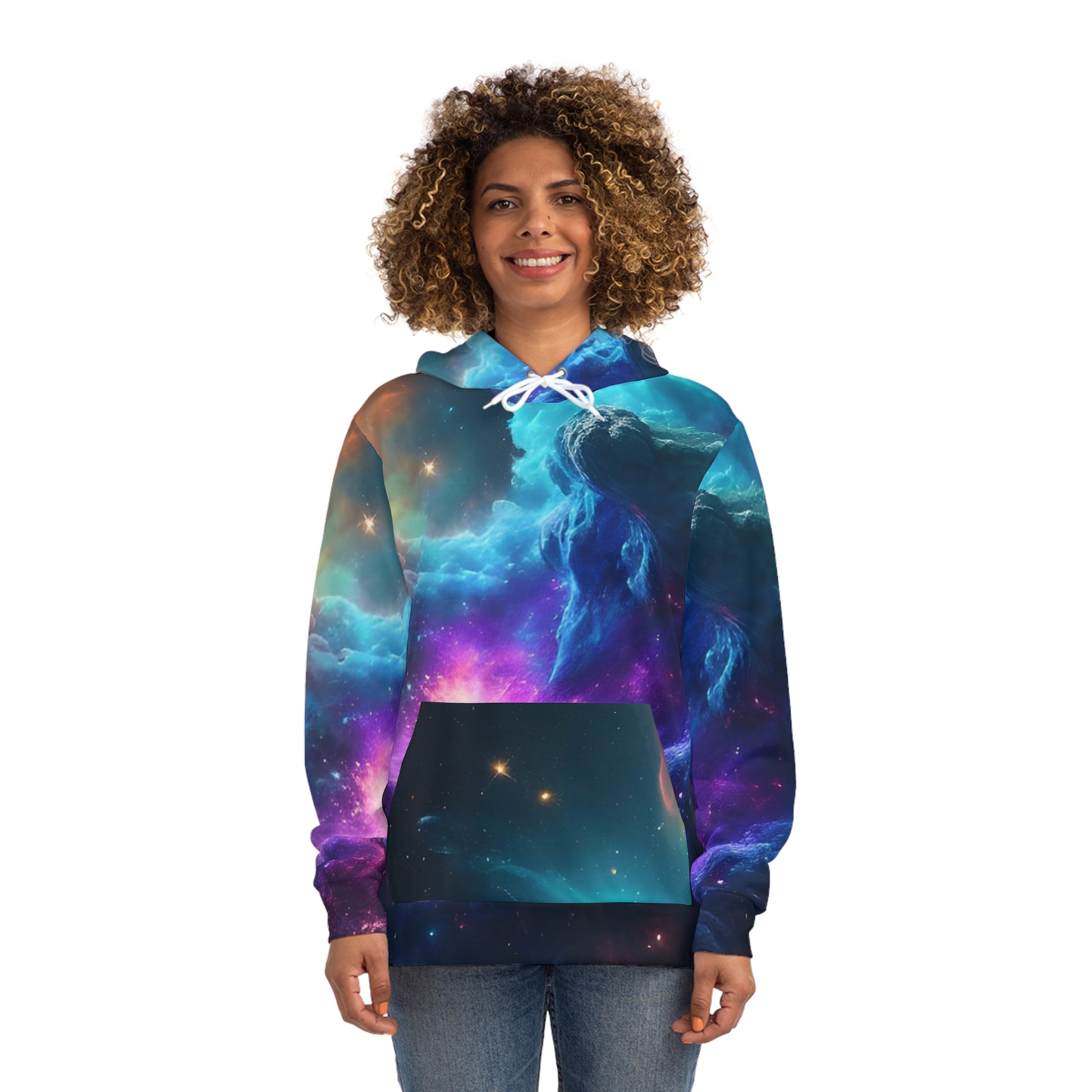 Cosmic Nebula Sweatshirt with Hood 2 - GFAM STORE