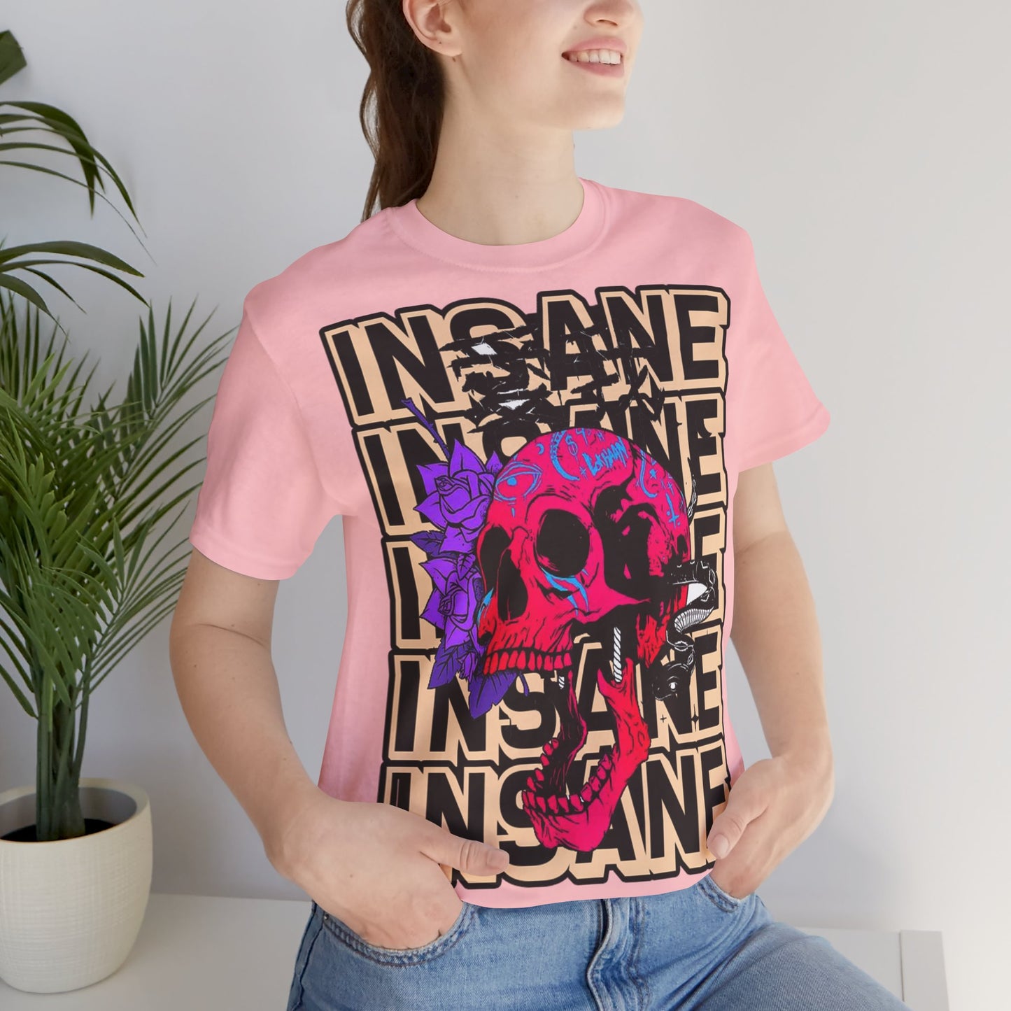 Insane Skull Graphic Tee - Unique Design - GFAM STORE