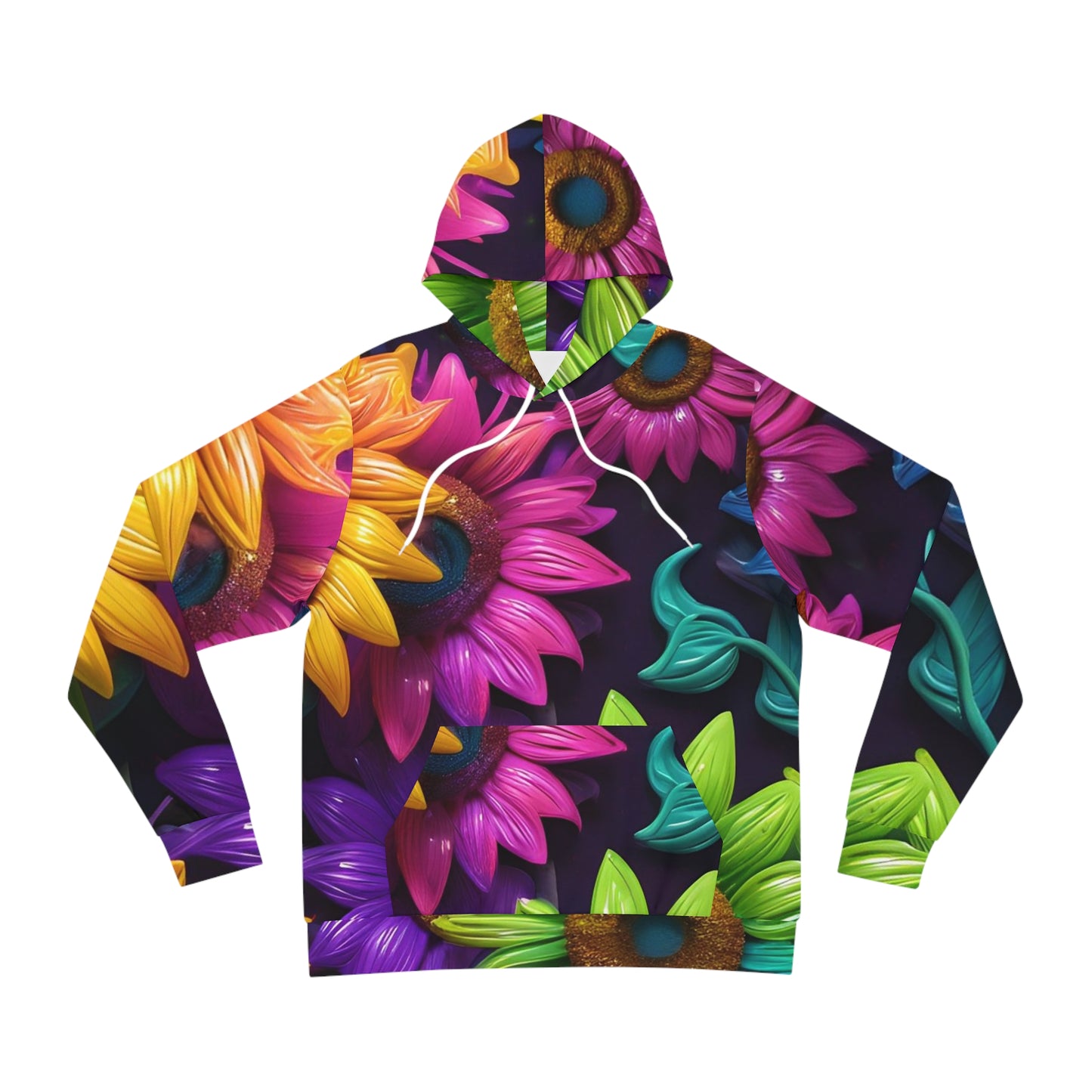 Sunflower Bloom Sweatshirt with Hood - GFAM STORE