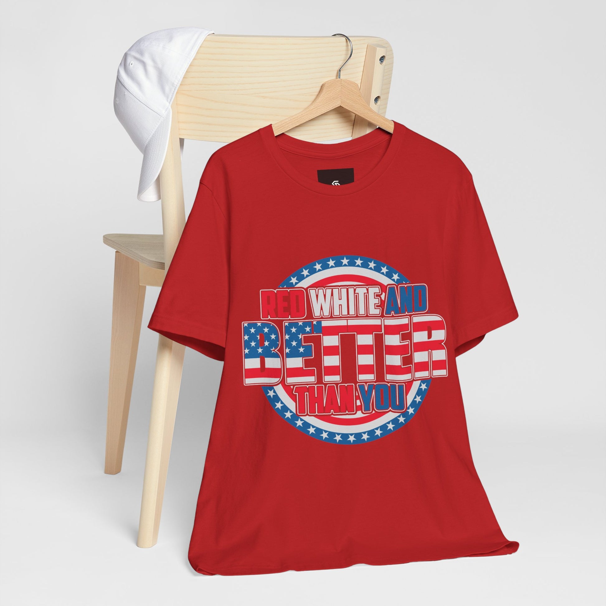 American T-Shirt: Red, White & Better Than You - GFAM STORE